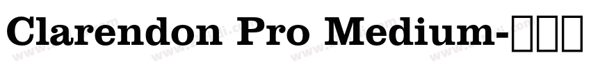Clarendon Pro Medium字体转换 Clarendon Pro Medium字体转换